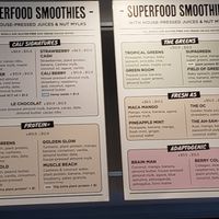 All bowls are vegan unless noted at Cali Press in Bondi Beach