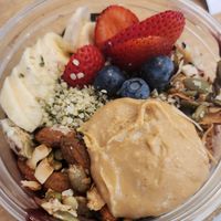 PBJ acai bowl at Cali Press in Bondi Beach
