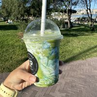 Tropi-cali smoothie with plant protein   at Cali Press in Bondi Beach