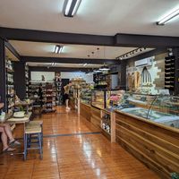 Inside at Chocolate Fusion Cafe in La Fortuna