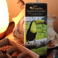 100% Organic Dark Chocolate at Chocolate Fusion Cafe in La Fortuna
