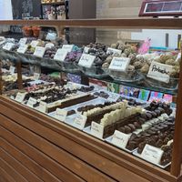 All chocolates have a dark version, and most of those dark ones are vegan. They have a written menu for vegan options. at Chocolate Fusion Cafe in La Fortuna