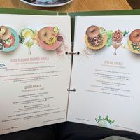 Pretty menu at Bagels & Beans - Schouwburgplein in Rotterdam