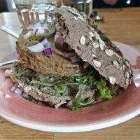 dutch weed bagel at Bagels & Beans - Schouwburgplein in Rotterdam