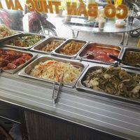 Different vegetables and Tofu at Huyen Trang in Ca Mau