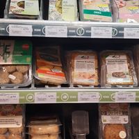 Chilled vegan products at Färm Stockel in Brussels