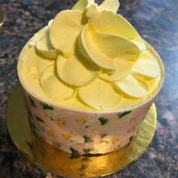 My favorite dessert I have ever had!!! Lemon cheesecake 😍 at Vegan Treats Bakery in Bethlehem