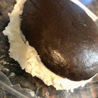 Whopper pie at Vegan Treats Bakery in Bethlehem