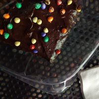 Cosmic brownie at Vegan Treats Bakery in Bethlehem