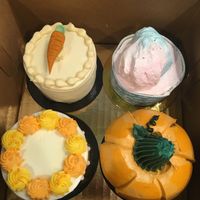 Fall treats carrot and pumpkin were my faves at Vegan Treats Bakery in Bethlehem