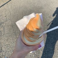 Peach and vanilla in the summer so refreshing at Vegan Treats Bakery in Bethlehem