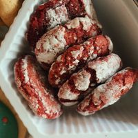 red velvet  at Vegan Treats Bakery in Bethlehem