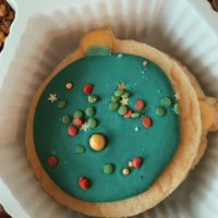 sugar cookie at Vegan Treats Bakery in Bethlehem