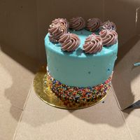 Confetti cake  at Vegan Treats Bakery in Bethlehem