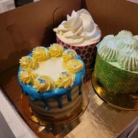 Mixed cakes at Vegan Treats Bakery in Bethlehem