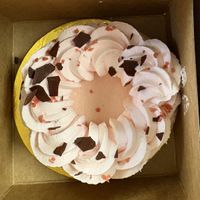 Strawberry chocolate cheesecake danish  at Vegan Treats Bakery in Bethlehem