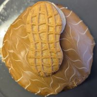 Fluffernutter doughnut at Vegan Treats Bakery in Bethlehem