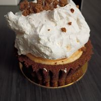 Pumpkin tart at Vegan Treats Bakery in Bethlehem