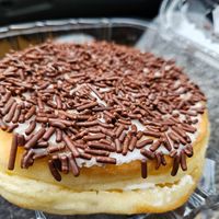 Cannoli donut at Vegan Treats Bakery in Bethlehem