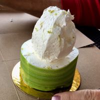 Key lime Cheesecake at Vegan Treats Bakery in Bethlehem