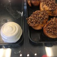 Walnut cinnamon roll  at Vegan Treats Bakery in Bethlehem