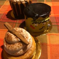 Pumpkin Cheesecake, Cookie Crunch, Peanut Butter Tandy at Vegan Treats Bakery in Bethlehem