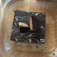 Peanut butter brownie at Vegan Treats Bakery in Bethlehem