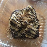 Salted cookie dough brownie  at Vegan Treats Bakery in Bethlehem