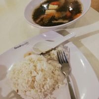 seaweed soup with rice at Food Republic - Food Stall in Kuala Lumpur