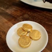 After meal chocolates at The Bear Cross in Bournemouth