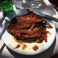 baked eggplant was soooo good! at Ta Fanaria in Nafplion