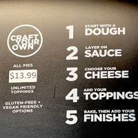 &pizza - Build your own pizza   at IAD - &pizza - CC in Dulles