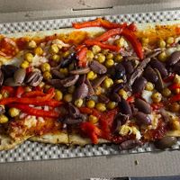 No vegan meat but still had lots of options!   at IAD - &pizza - CC in Dulles