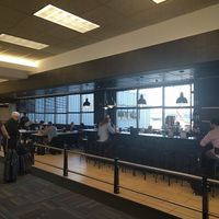 Bar and seating area at IAD - &pizza - CC in Dulles
