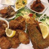 Amazing set !!! ¥1590 at Shojin Cafe Foi - Nishikuginukicho in Wakayama