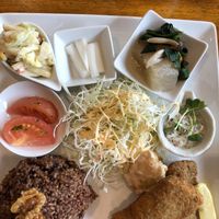 Fish set at Shojin Cafe Foi - Nishikuginukicho in Wakayama