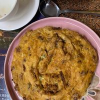 Radish omelette  at Shan Hu in Sun Moon Lake