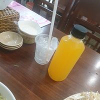 Passion fruit juice - 7/10 - upsetting use of plastic snd quite small but tasted nice at Bach Thao in Can Tho