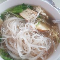 'vegetarian noodle soup' so basic but so tasty at Bach Thao in Can Tho