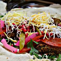 Falafel z serem wegański at Falafel Bejrut - Nowolipki in Warsaw