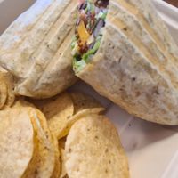 Vegan Taco Meat wrap at Crave in St Augustine