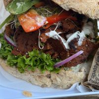 Pastrami burger   at Krowarzywa in Krakow