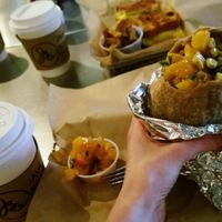 burrito on wheat at Java Burrito in Hilton Head Island