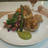 a macrobiotic meal at Gustu Bilbao in Bilbao