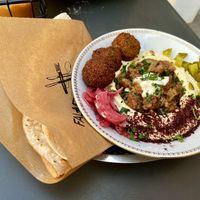  at Falafelbaren - Hornsgatan in Stockholm