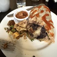 Breakfast burritoos  at Cafe Coda in Chico