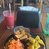   at Cafe Mono Congo in Dominical