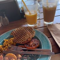   at Cafe Mono Congo in Dominical