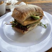 Tofu burger  at Island Burger Bar in Cape Woolamai