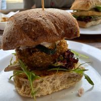 Pinnacle Burger - very yum!!  at Island Burger Bar in Cape Woolamai